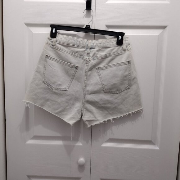 Wild Fable Crochet Denim Shorts Women’s Boho Granny Square Festival Size 10 - Picture 8 of 9